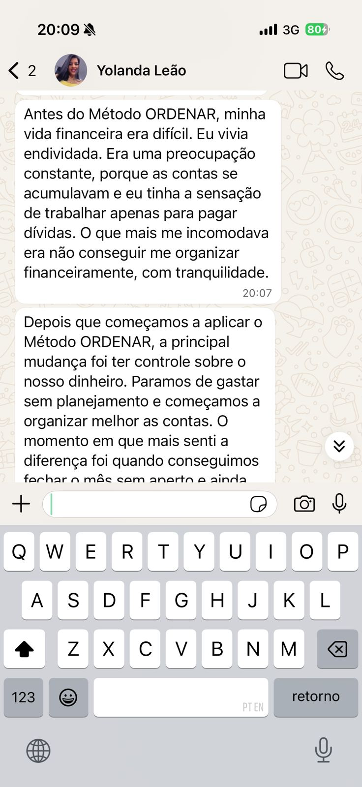 Depoimento de aluno 11