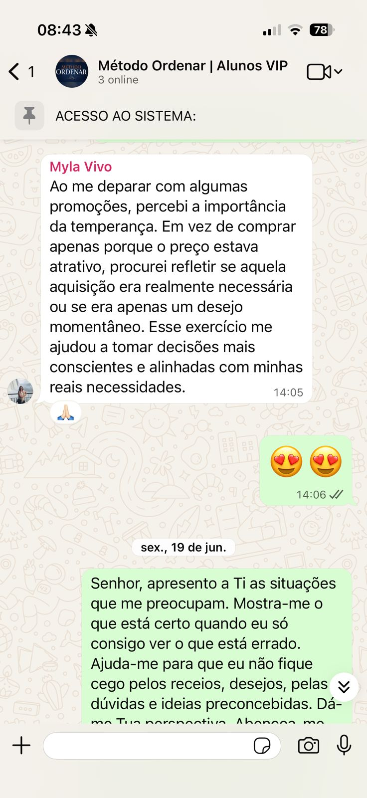 Depoimento de aluno 5